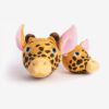Giraffe Faball Squeaky Stuffing-Free