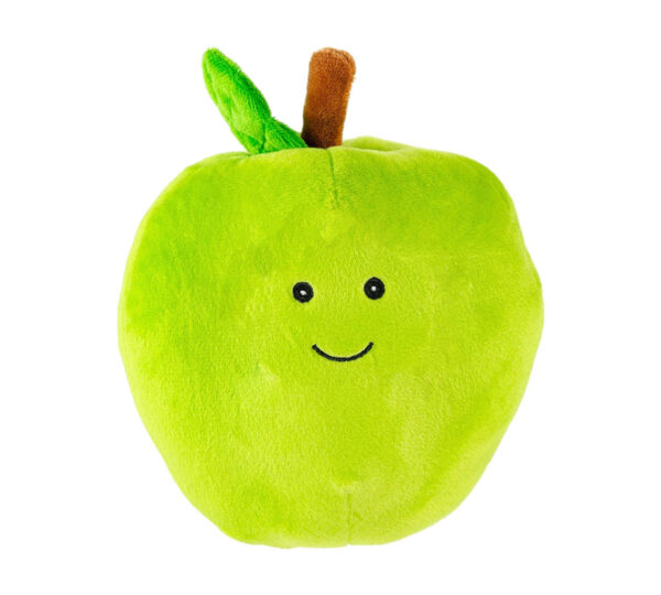 Fetchable Soft Apple Dog Toy