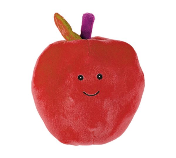 Fetchable Soft Apple Dog Toy