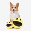 Pac-Man Figure Plush Squeaky Dog Toy