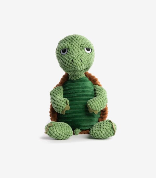 Floppy Turtle Squeaky Plush Dog Toy